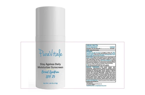 Stay Ageless Daily Moisturizer Sunscreen packaging