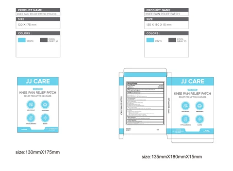 Knee Pain Relief Patch packaging
