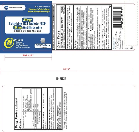 Cetirizine Hydrochloride 10 mg 포장