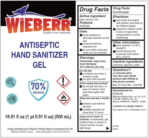 ANTISEPTIC HAND SANITIZER 포장