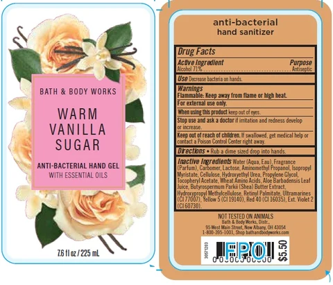 Anti-Bacterial Hand Warm Vanilla Sugar 포장