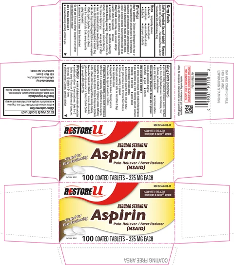 Aspirin 포장