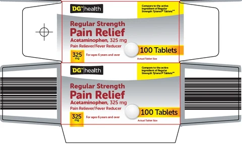dg health pain relief packaging