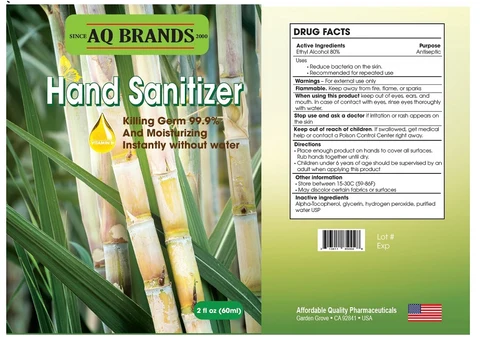 HAND SANITIZER 포장