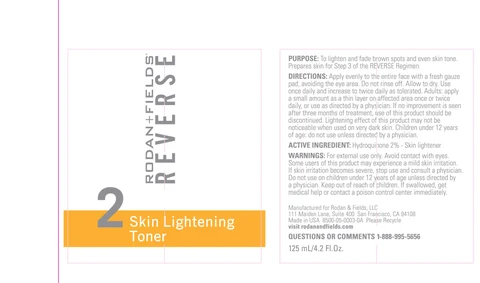 Skin LighteningRodan Fields packaging