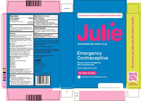 Julie packaging