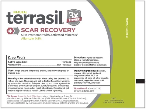 terrasil Scar Recovery 포장