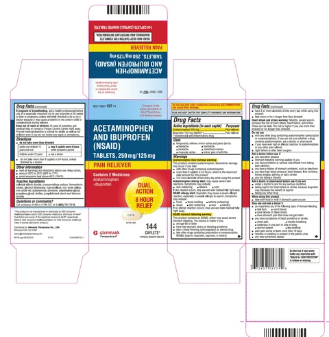 Acetaminophen, Ibuprofen 포장