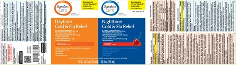 Daytime Nighttime Cold and Flu 포장