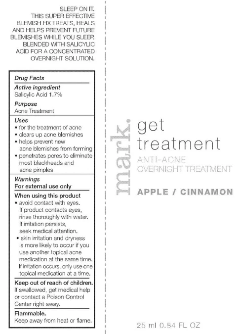 mark.Get Treatment Anti-Acne Overnight Treatment 포장