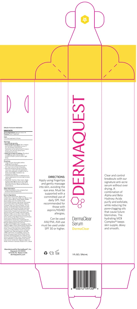 DermaClear Serum 포장