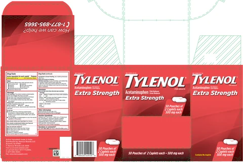 Tylenol Extra Strength 포장