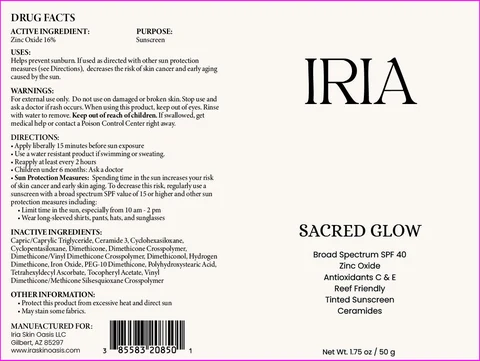 Sacred Glow 포장