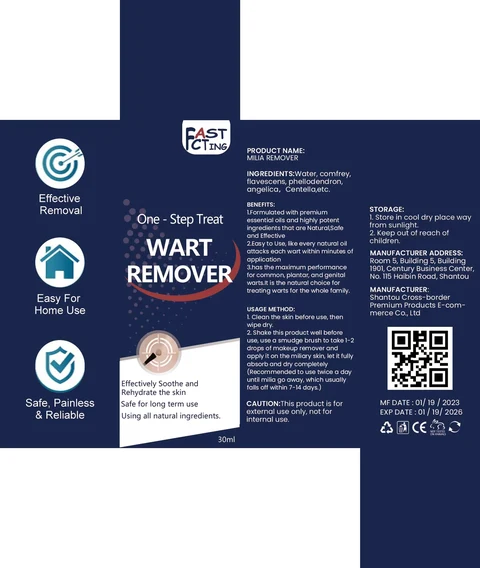 Wart Remover packaging