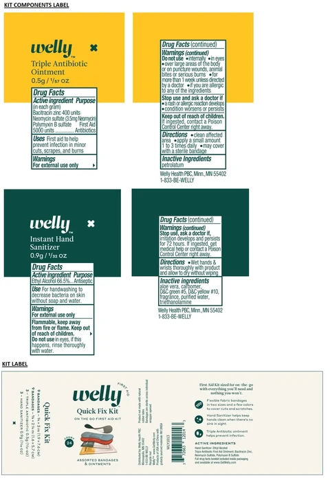 Welly Quick Fix Kit packaging