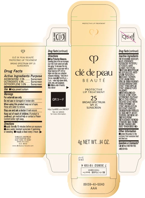 cle de peau BEAUTE PROTECTIVE LIP TREATMENT SPF 25 packaging