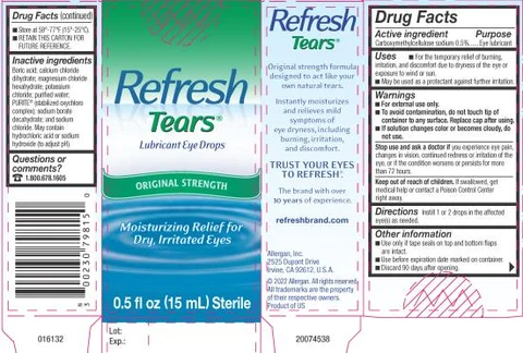 REFRESH TEARS 포장