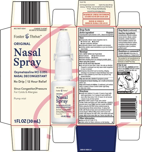 foster and thrive nasal packaging