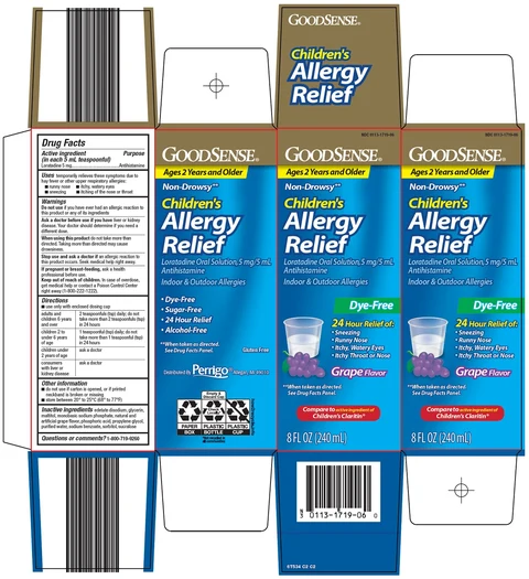 good sense childrens allergy relief packaging