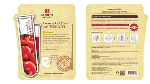 Leaders Insolution Coconut Mask with Tomato packaging