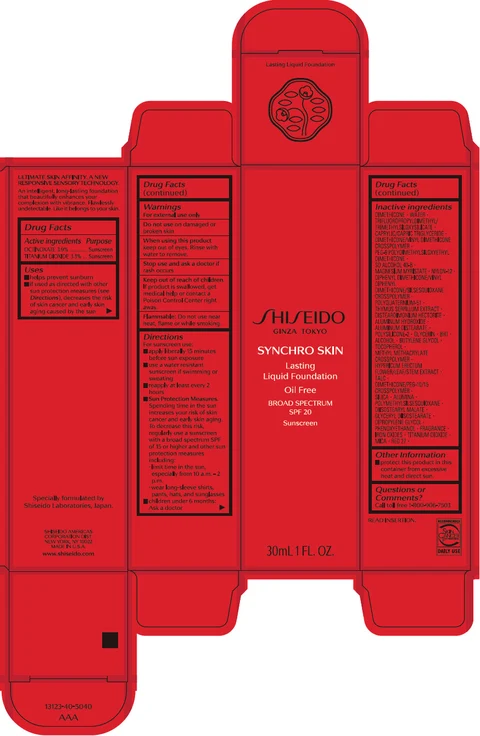 SHISEIDO SYNCHRO SKIN LASTING Liquid FOUNDATION Neutral 5 / SHISEIDO SYNCHRO SKIN LASTING Liquid FOUNDATION Rose 5 / SHISEIDO SYNCHRO SKIN LASTING Liquid FOUNDATION Golden 5 포장