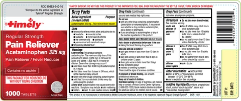 ACETAMINOPHEN 포장