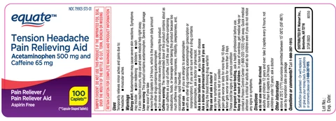 Tension Headache Pain Relieving Aid packaging