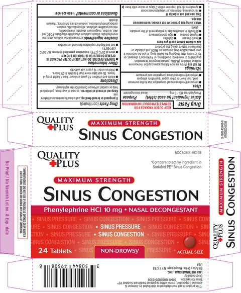Sinus Congestion 포장