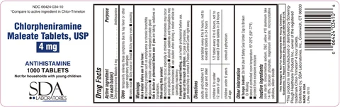 Chlorpheniramine Maleate packaging