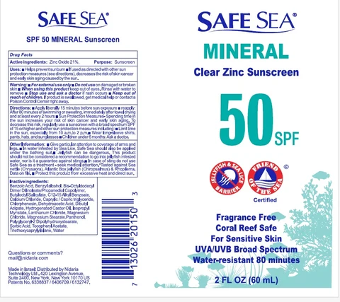 Safe Sea SPF 50 Mineral 포장