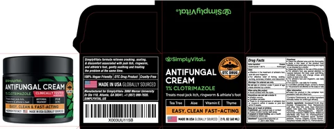 SimplyVital Antifungal Clotrimazole 포장
