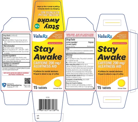 Stay Awake packaging