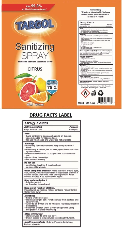 TargolSanitizing packaging