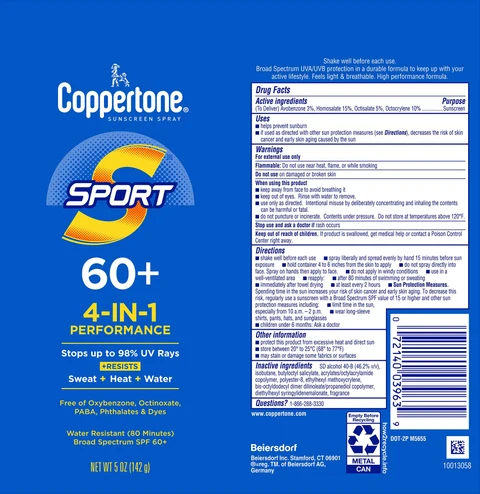 Coppertone Sunscreen SPF 60 포장
