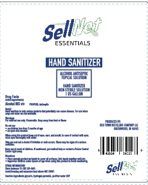 SellNet Essentials Hand Sanitizer 포장