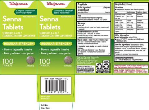 Senna laxative 포장