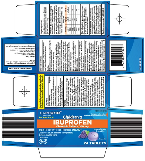 careone childrens ibuprofen 포장
