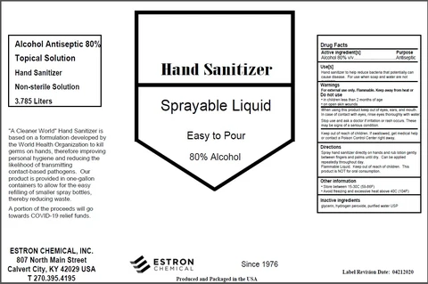 Hand Sanitizer packaging