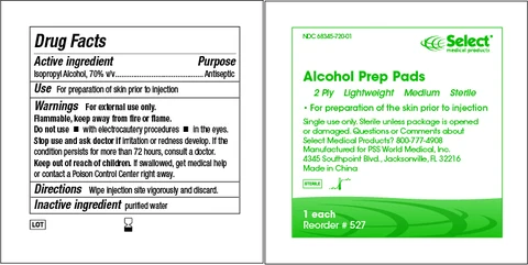 527 ALCOHOL PREP PAD