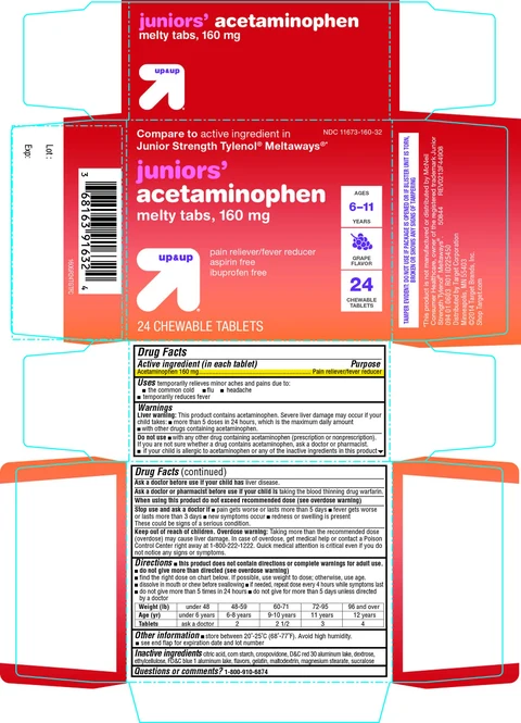 up and up juniors acetaminophen 포장