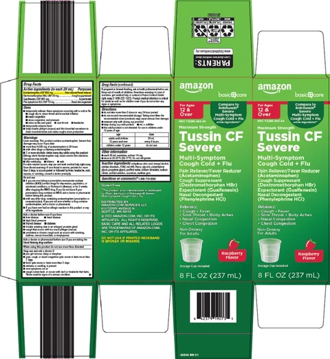 basic care tussin cf severe 포장