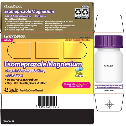 good sense esomeprazole magnesium packaging