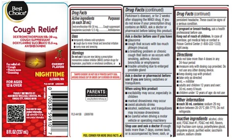 Cough ReliefNighttime 포장