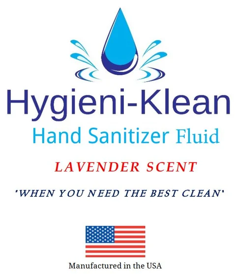 Hygieni-Klean Hand Sanitizer Fluid Lavender 포장