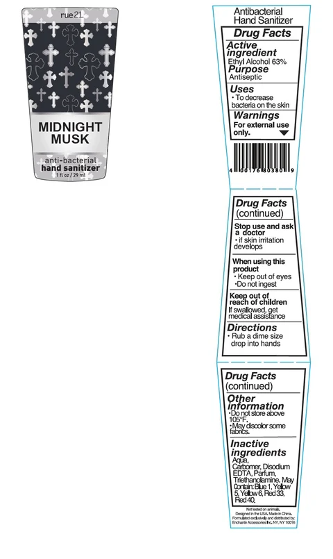 RUE21 Midnight Musk Antibacterial Hand Sanitizer 포장