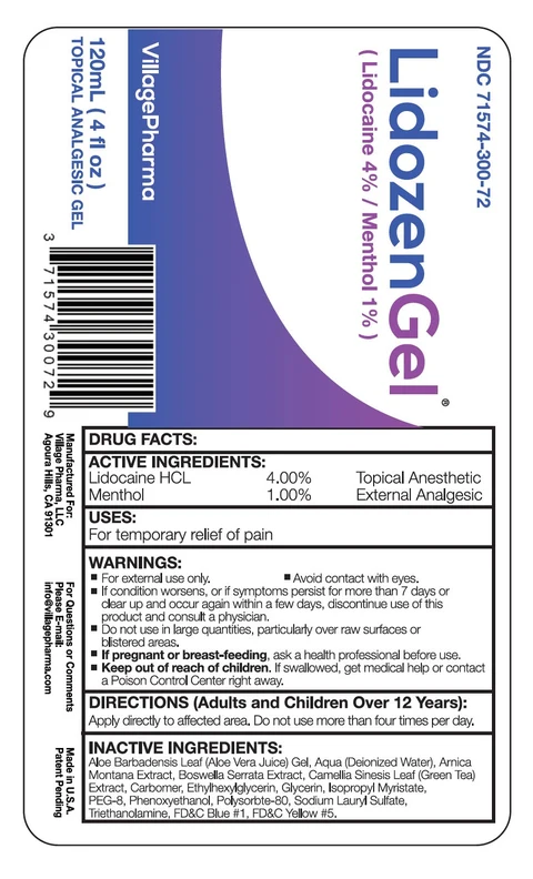Lidozen packaging