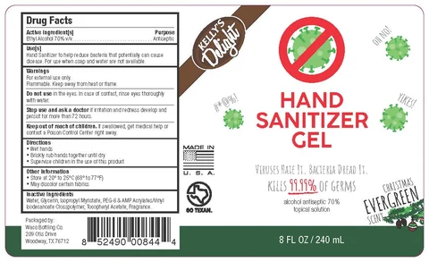 Kellys Delight Hand Sanitizer (Christmas Evergreen) 포장