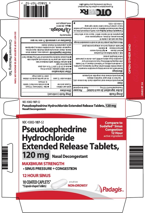 pseudoephedrine hydrochloride 포장