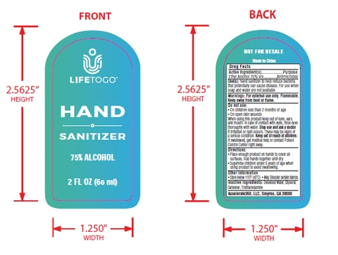 75% alcohol hand sanitzer 포장