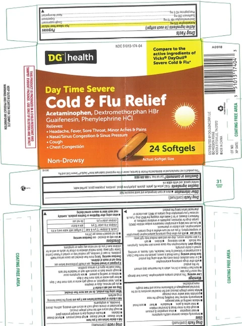 Daytime Severe Cold and Flu Relief 포장